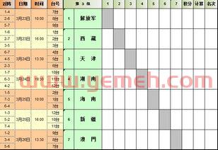 全运今乒乓球赛程（全运会赛程表乒乓球）
